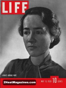 Life Magazine cover of Anne Morrow Lindbergh