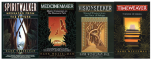 The four book covers of Hank Wesselman's Spiritwalker series.