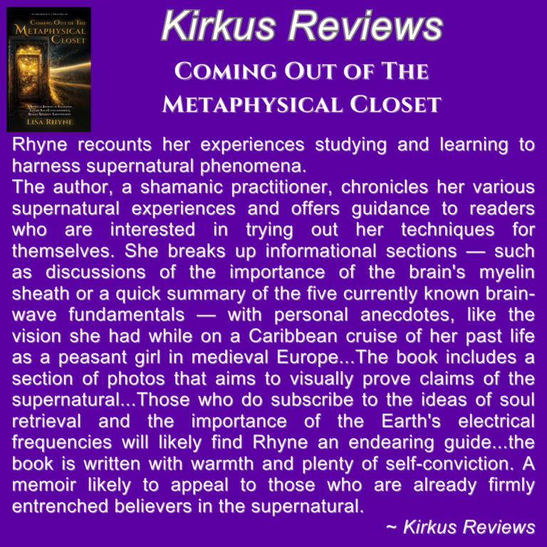 Kirkus Review of Coming Out of the Metaphysical Closet